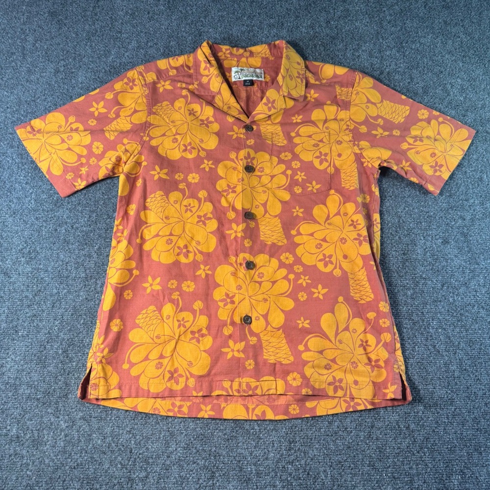 Vintage Patagonia Pataloha Mens XS Hawaiian Shirt Floral Button Down Shirt